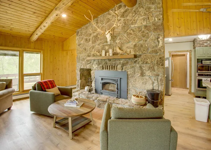 Ferienhaus Mtn-view Deck & Fire Pit! 2-cabin Retreat In